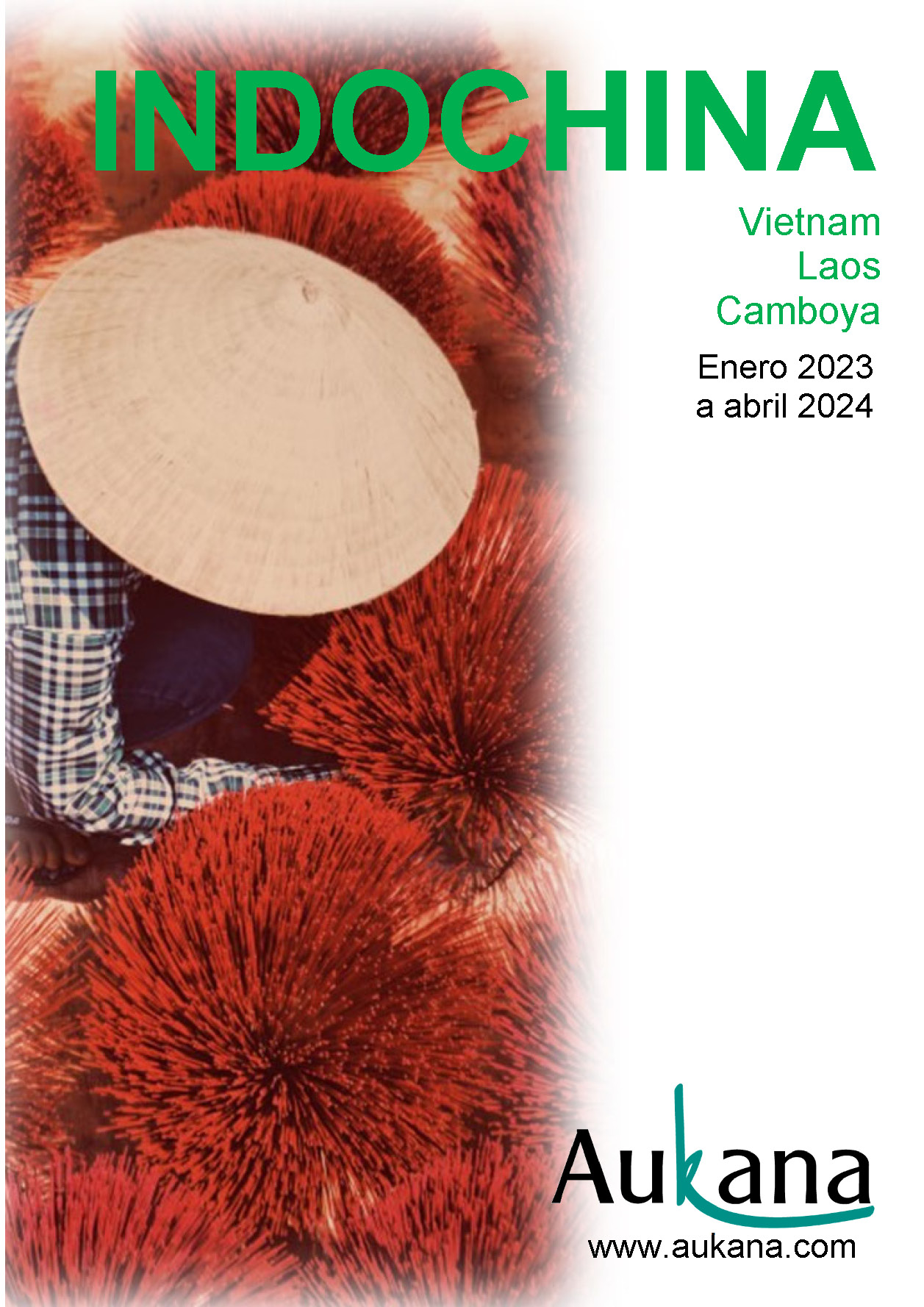 Catalogo Aukana Travel Indochina Vietnam Camboya y Laos 2023-2024