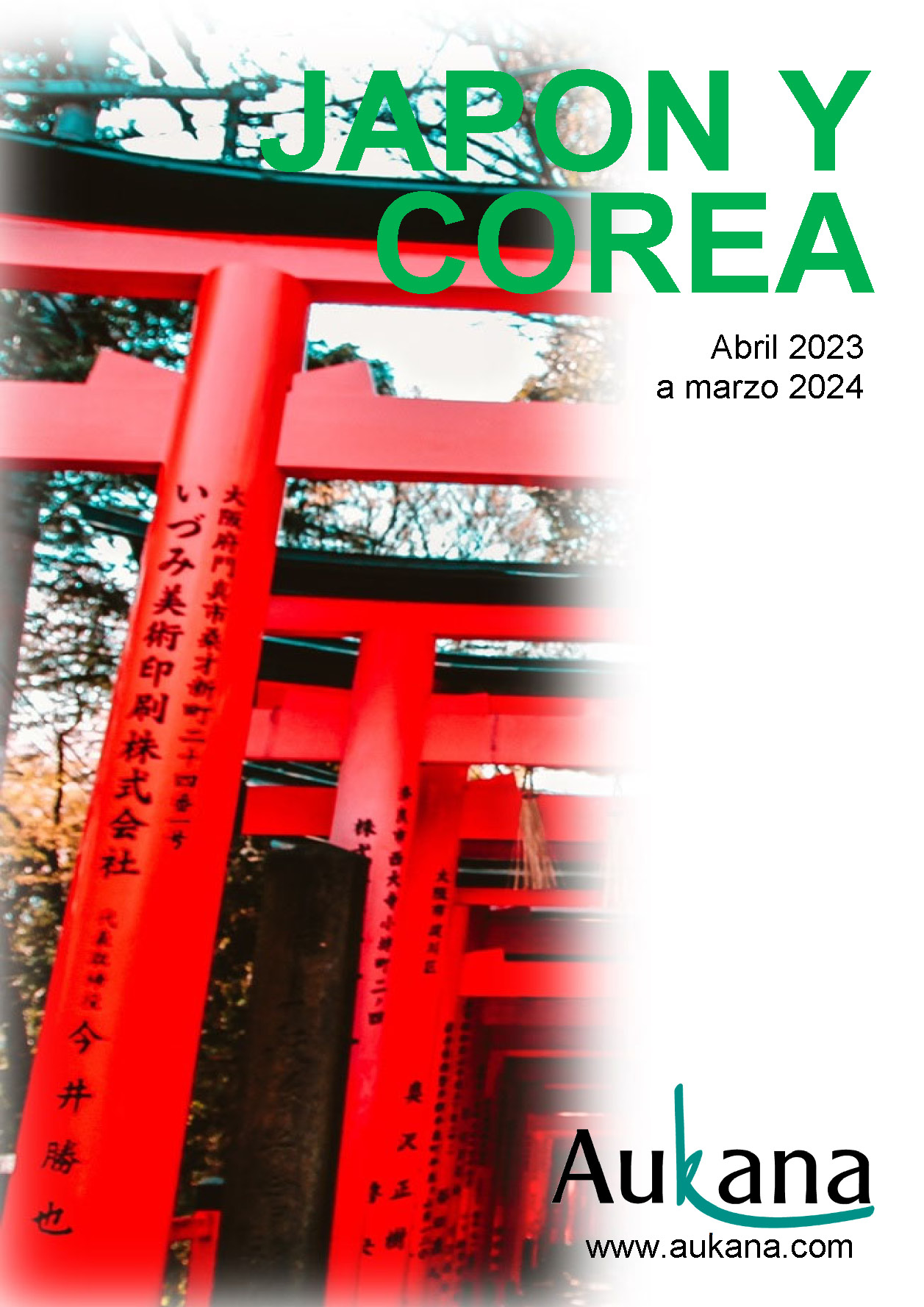 Catalogo Aukana Travel Japon y Corea 2023-2024
