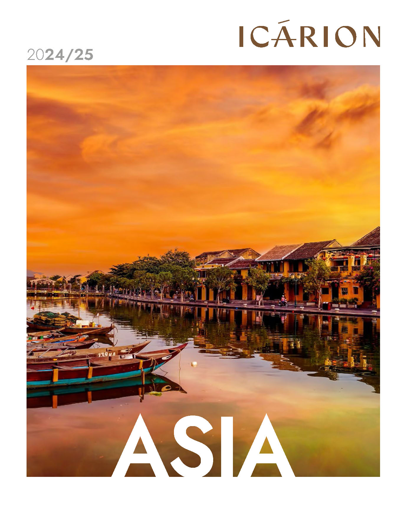 Catalogo Icarion Grandes Viajes Asia Sudeste Asiatico Indochina Subcontinente Indio y Lejano Oriente 2024-2025
