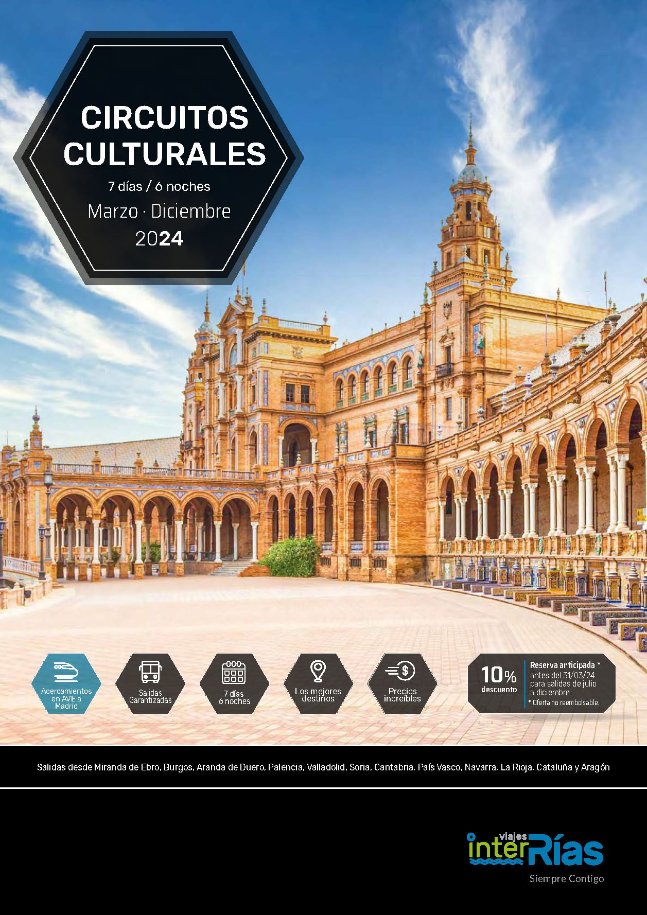 Catalogo Interrias Circuitos Culturales España y Portugal Marzo a Diciembre 2024 salidas zona Noreste