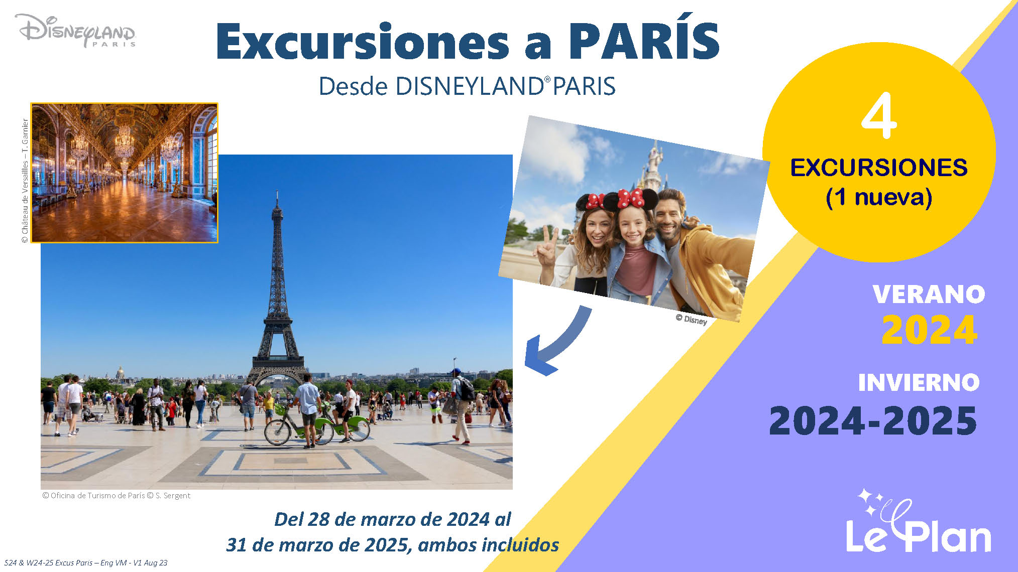 Catalogo LePlan Disneyland Paris Excursiones a Paris 2024-2025