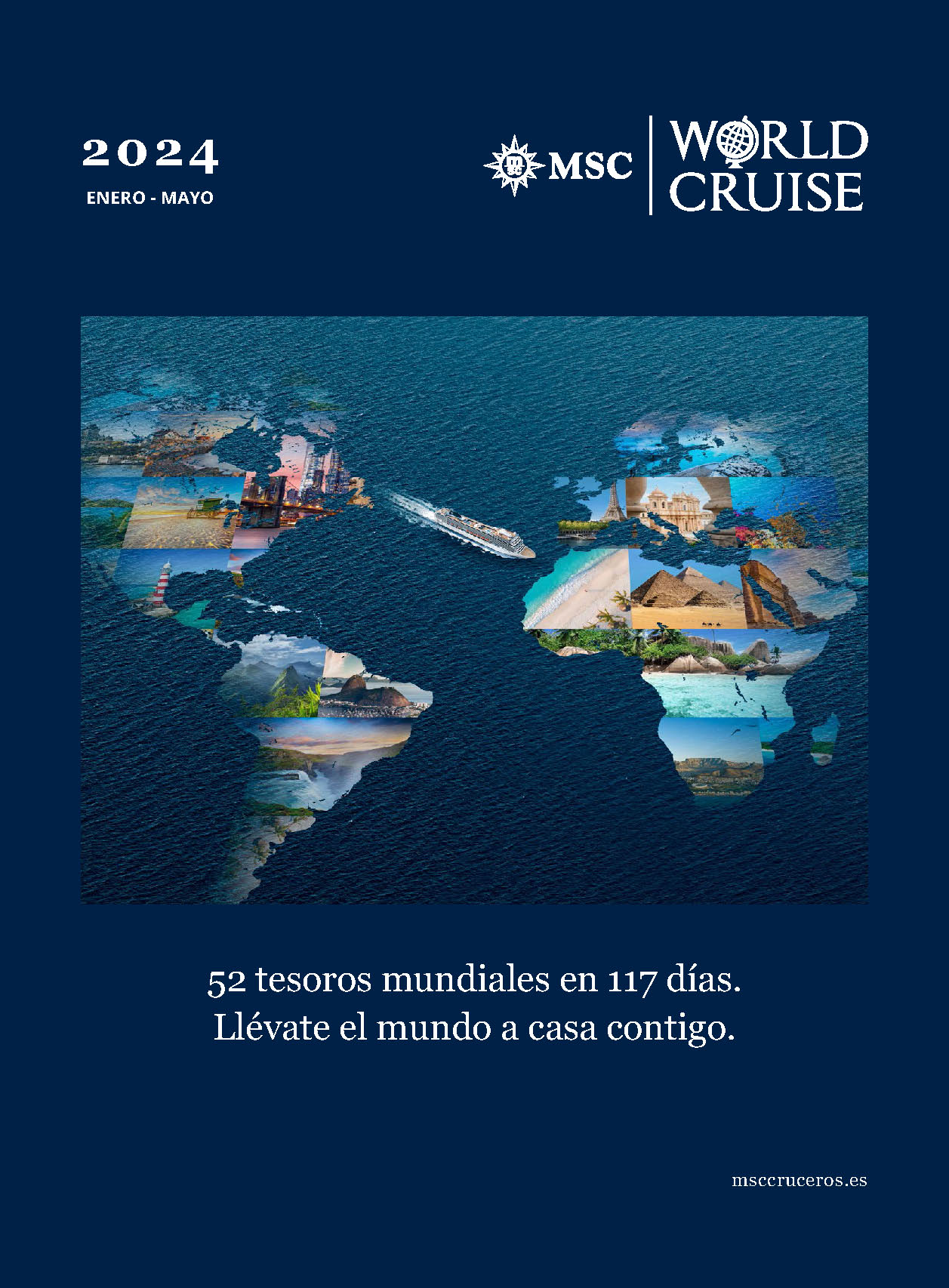 Catalogo MSC Cruceros Vuelta al Mundo 2024