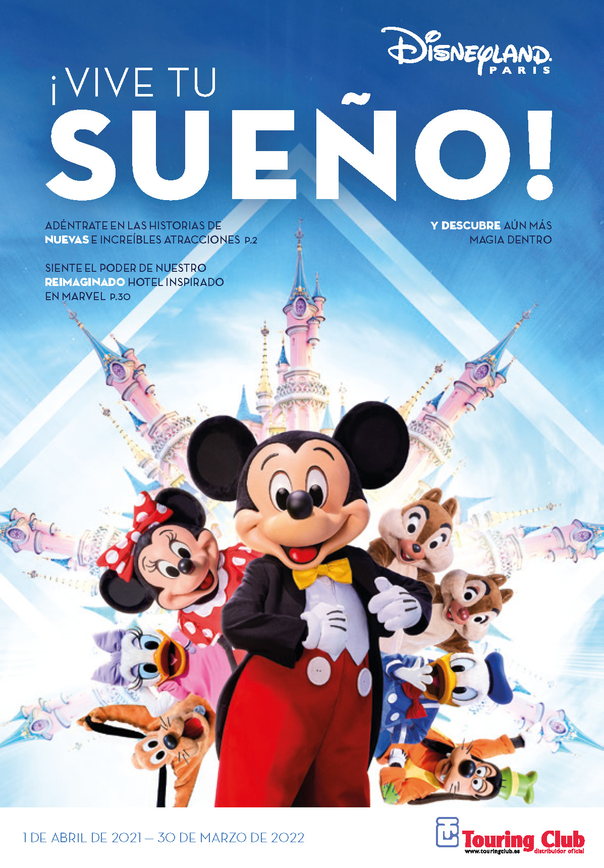 Catalogo Touring Club Disneyland Paris 2021-2022
