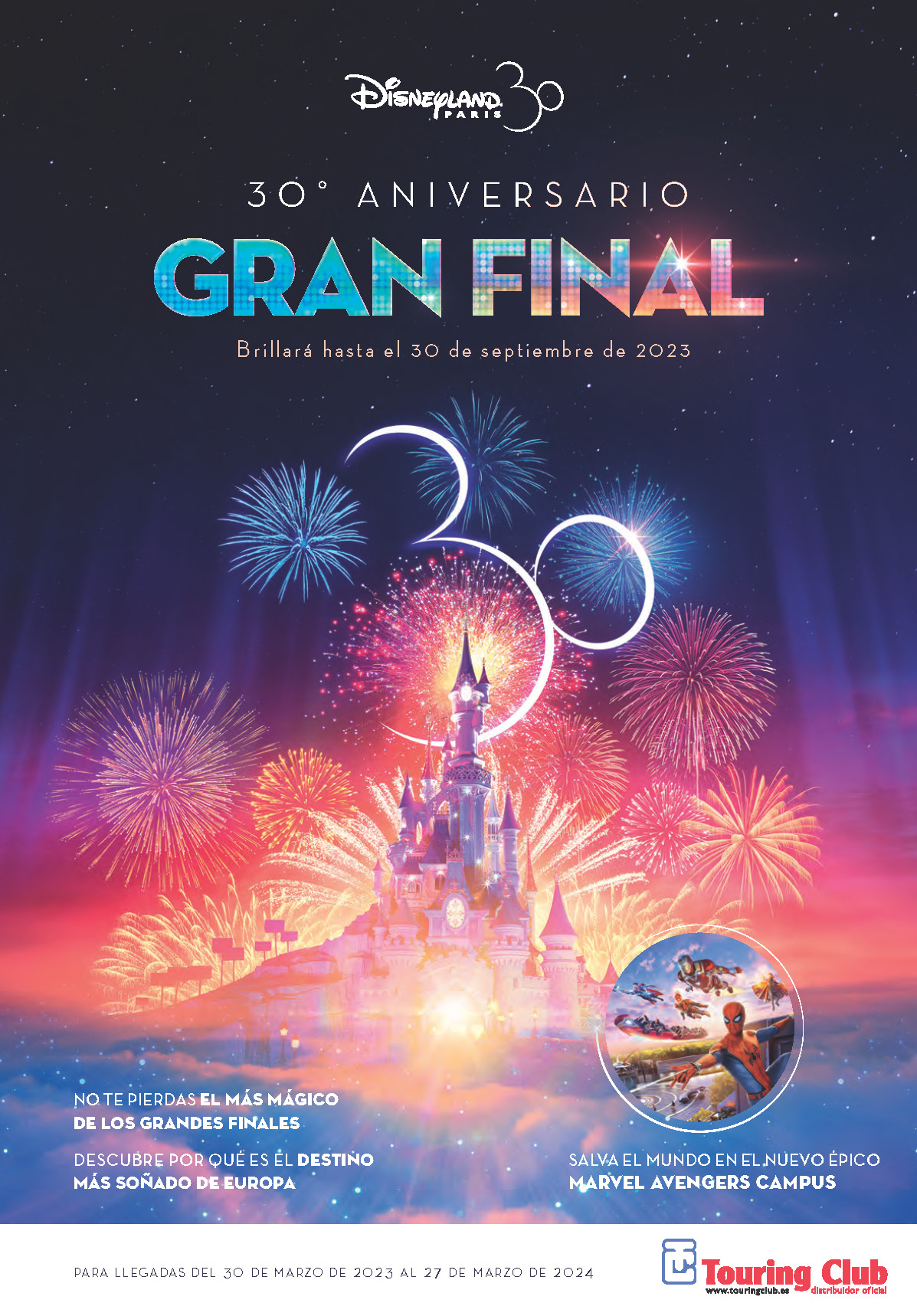 Catalogo Touring Club Disneyland Paris Gran Final 30 Aniversario 2023-2024 RED