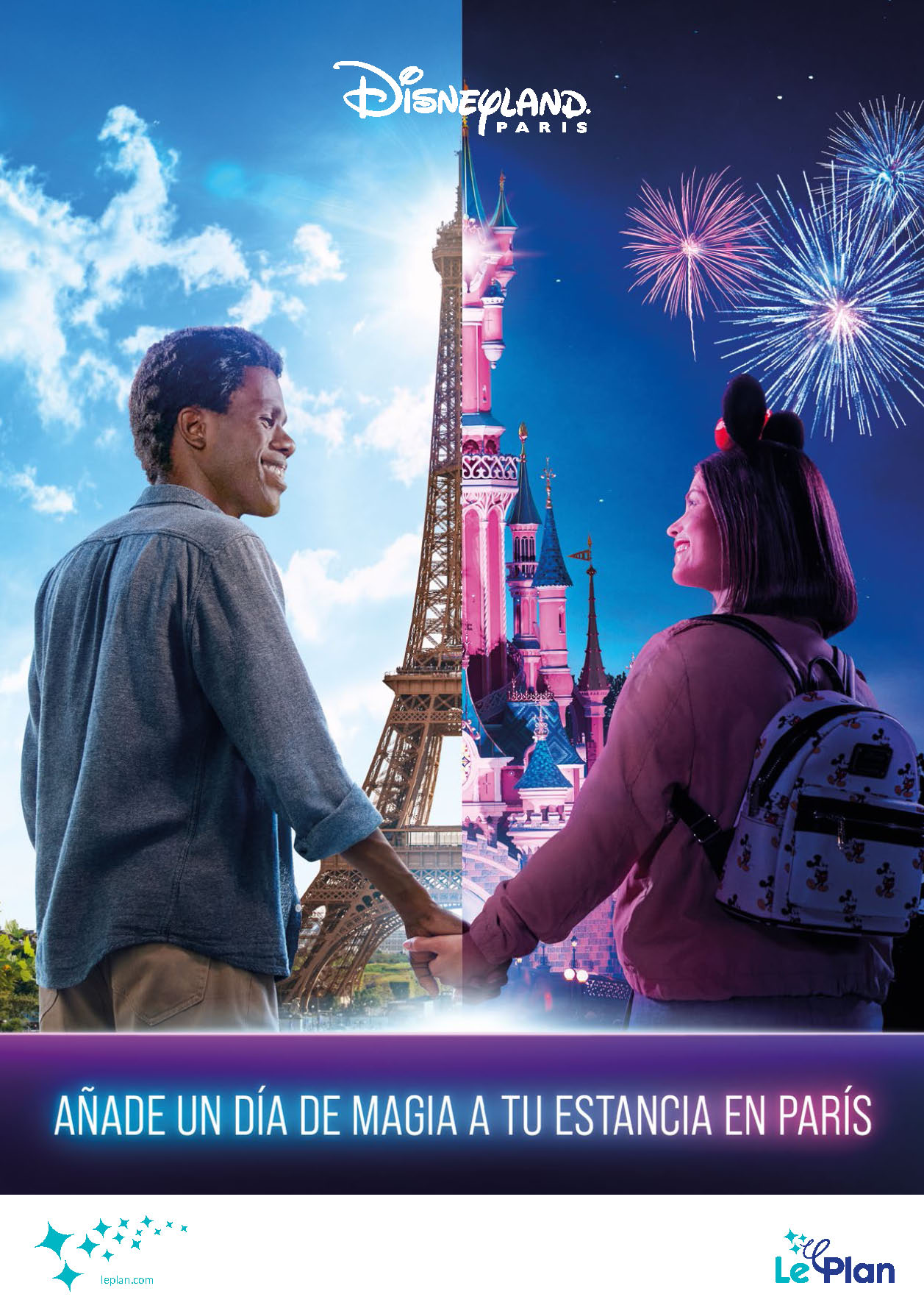 Folleto LePlan Disneyland Paris Parques Hoteles Atracciones Espectaculos 2024