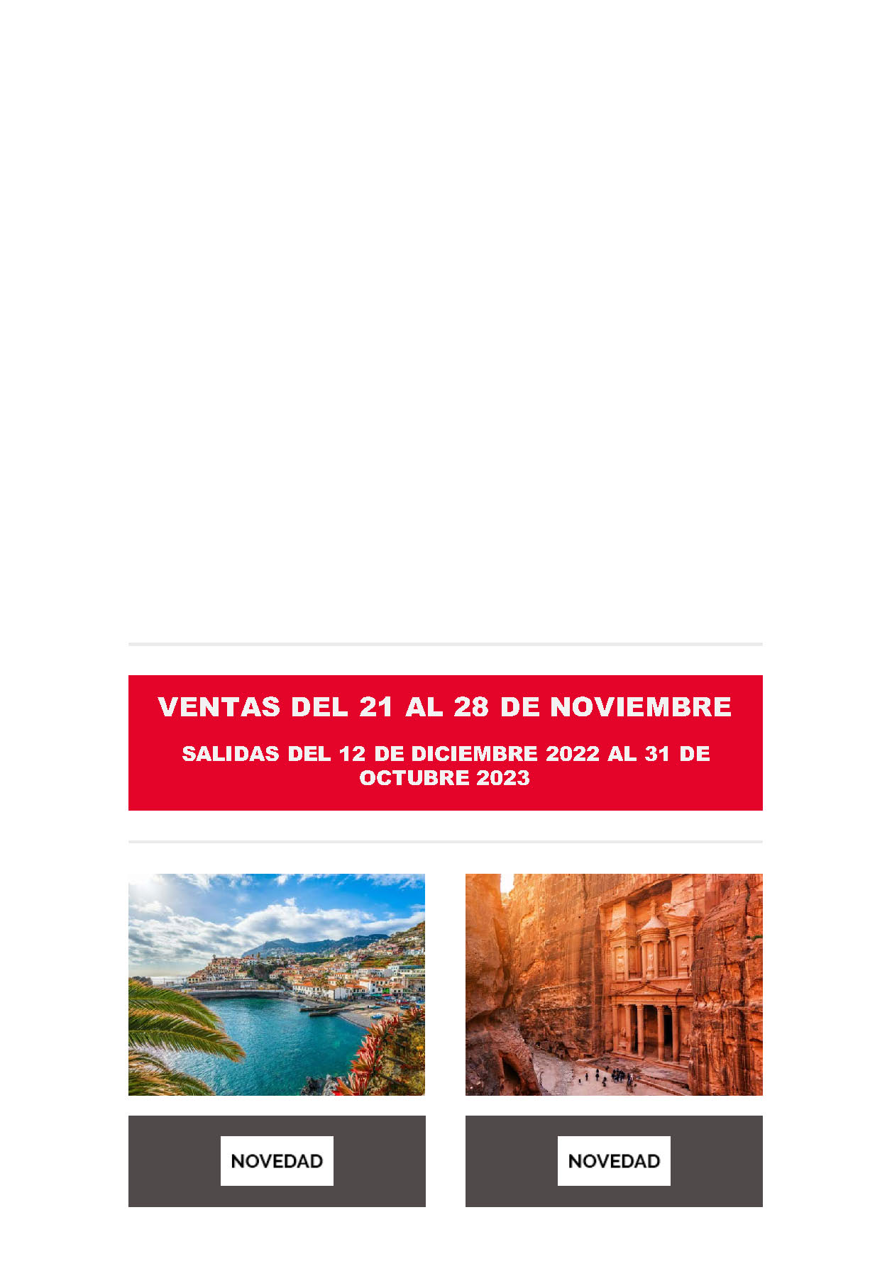 Oferta Travelplan Black Friday 2022 ofertas Madeira Egipto Tunez Jordania Cabo Verde